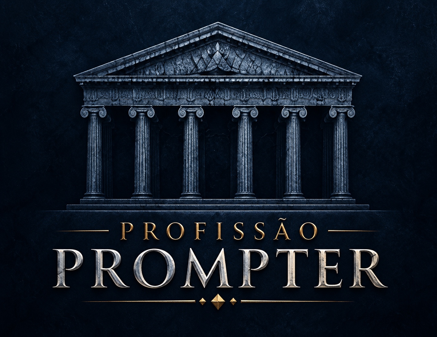 Profissão Prompter: templo clássico em prata com detalhes dourados